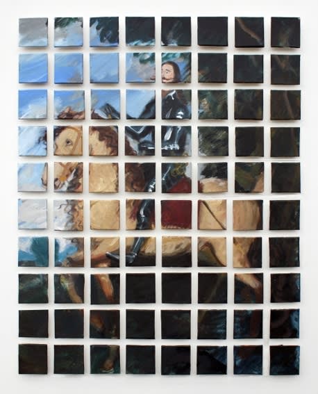 Holly Frean, Horse, after Anthony Van Dyck's Equestrian Portrait of Charles I of 1637-8, 2014