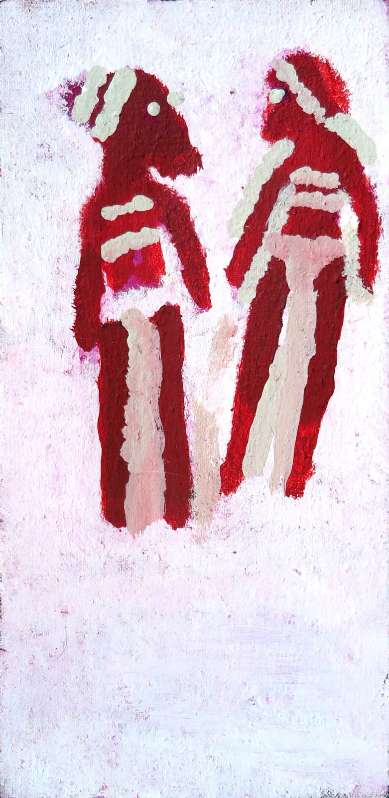 Rebecca Hossack Gallery in London presents works by Australian Aboriginal Utopia artist Motorbike Paddy, drawing on the legacy of Emily Kam Kngwarray.