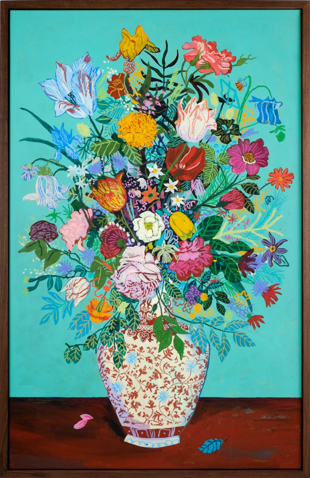 Andy Dixon, Teal Bouquet, 2014