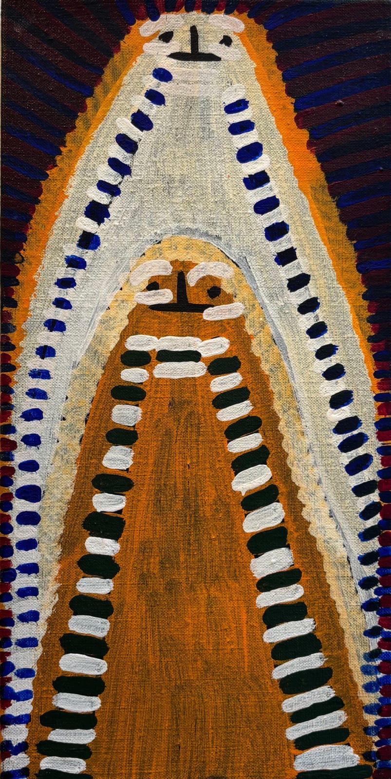 Rebecca Hossack Art Gallery in London presents Aboriginal artist Angelina Ngal Pwerle’s work, continuing the legacy of Emily Kam Kngwarray and the Utopia region