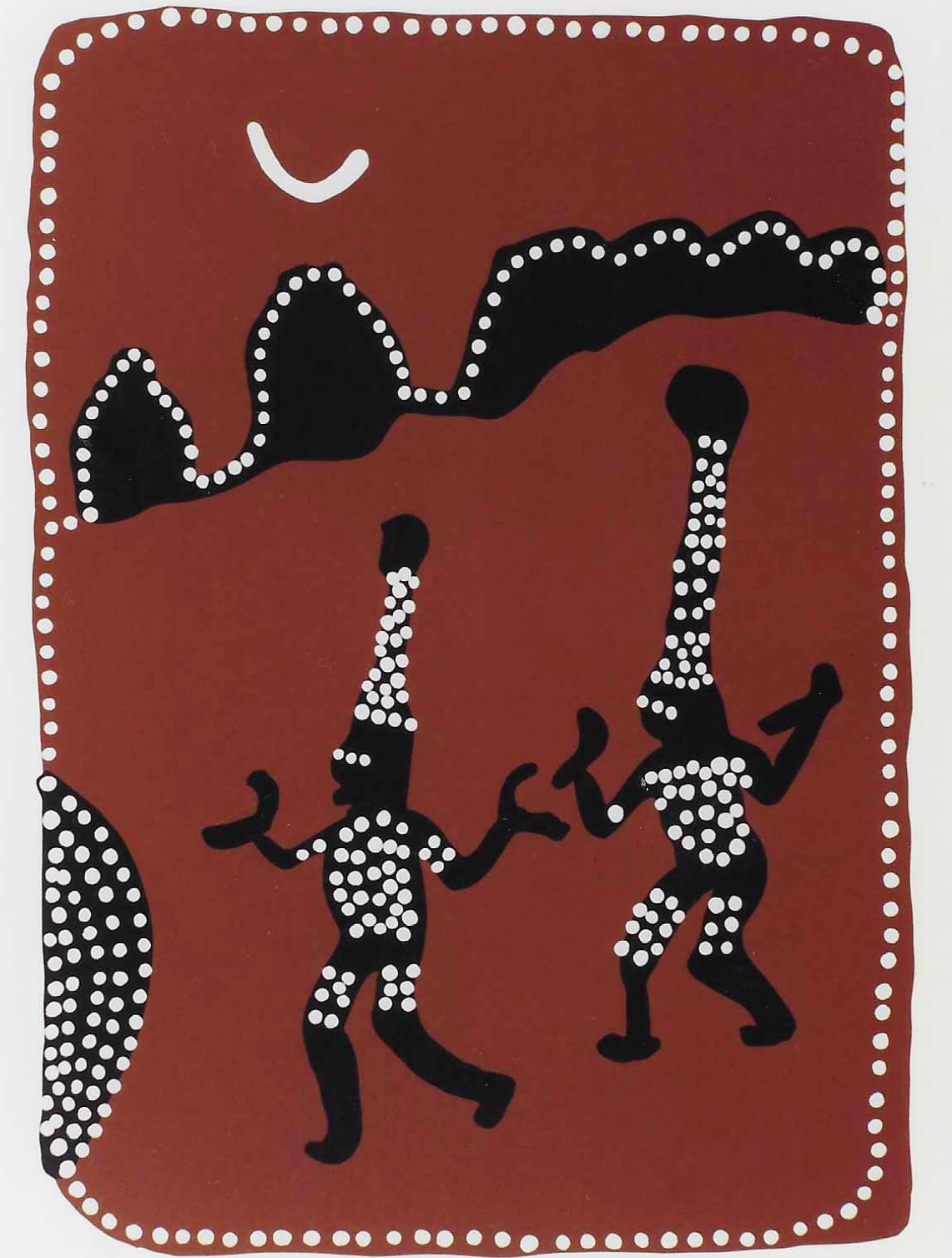 Jack Britten, screenprint, Kimberley, Aboriginal artist and artwork.