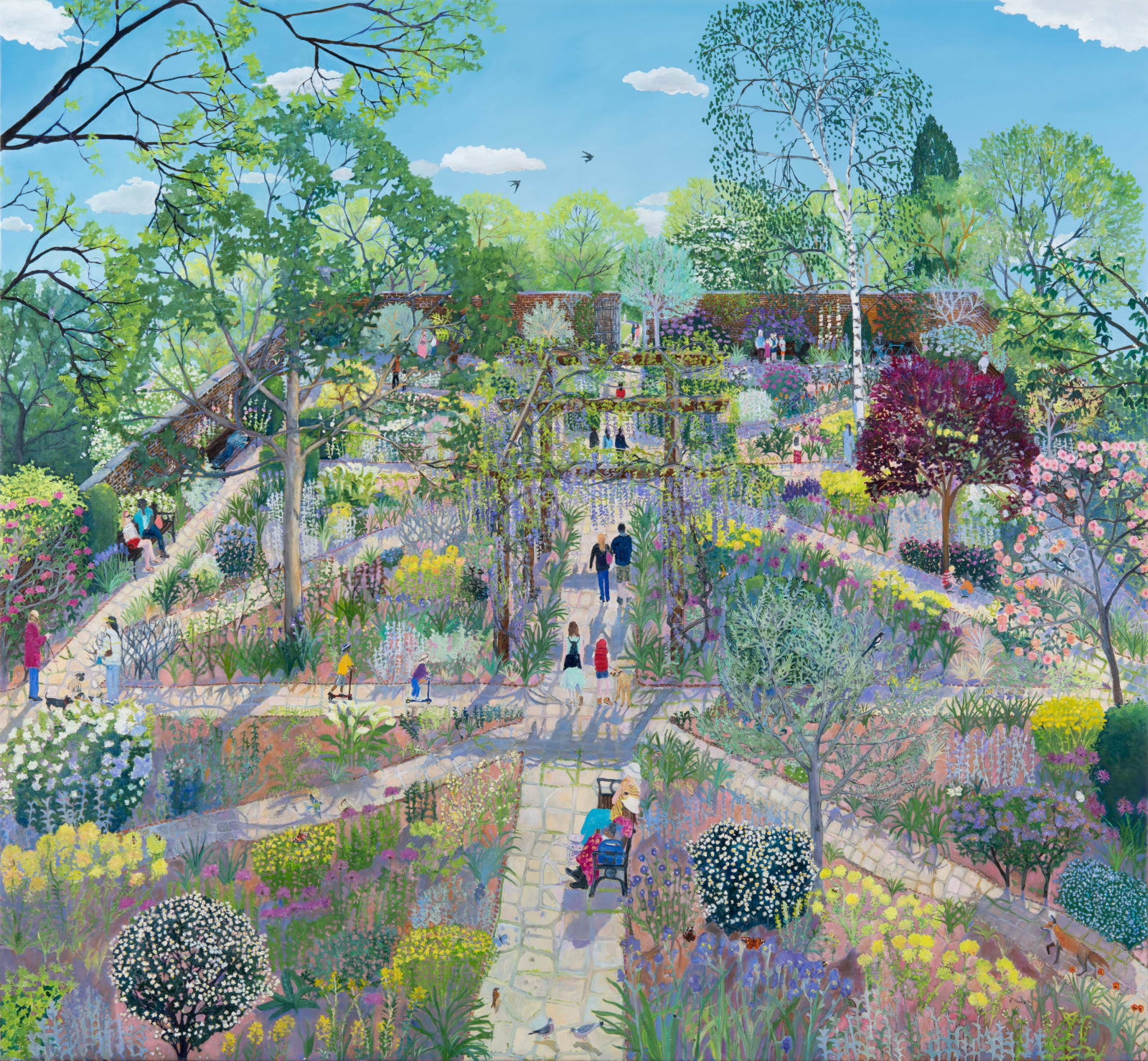 Emma Haworth, Walled Garden Summer Time, 2025