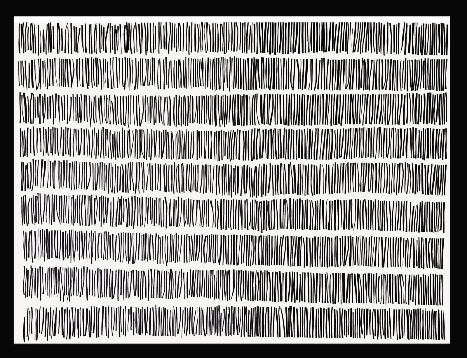 Hanna ten Doornkaat, Untitled (tape drawing), 2012