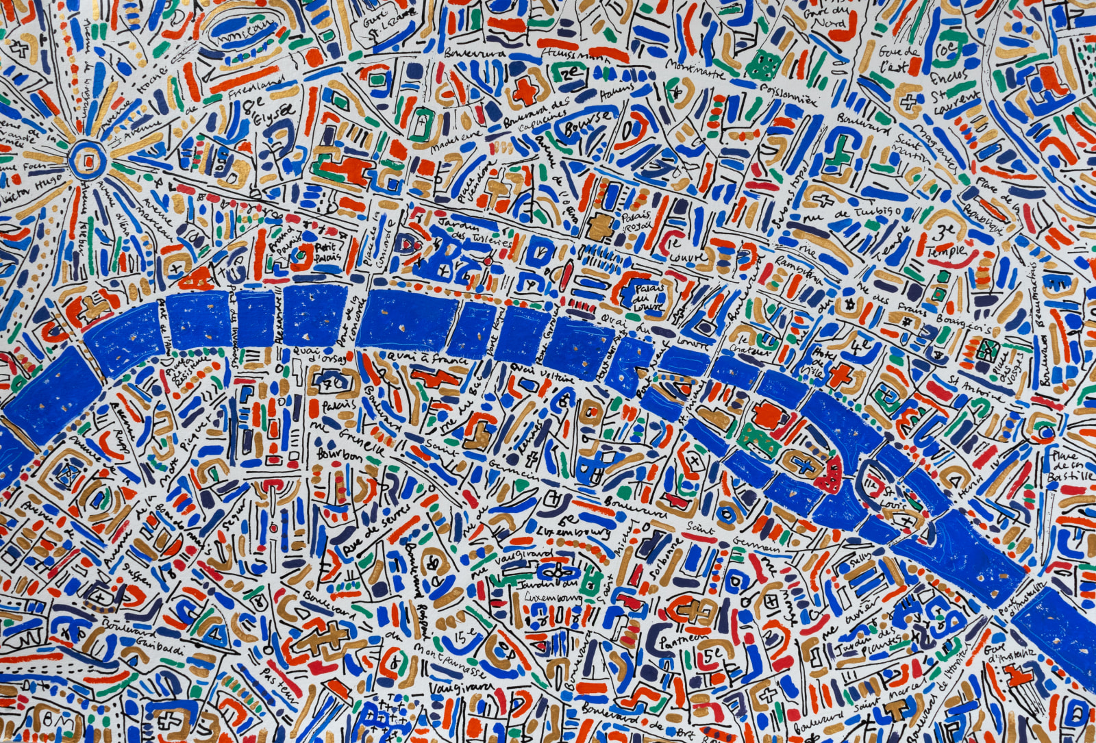 Barbara Macfarlane, Paris, Cobalt Blue, Cadmium Orange, Emerald Green, 2025