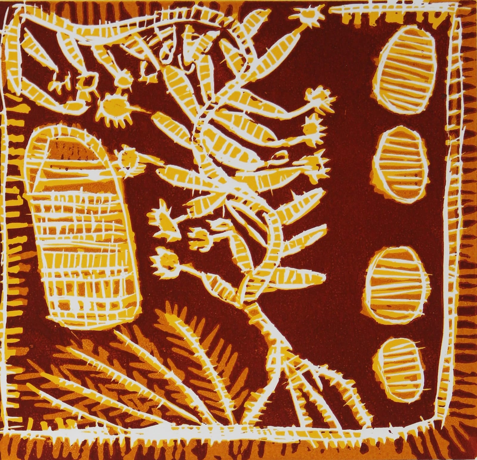 Lena Kurriniya, Dilly Bags and Lilies, 1994