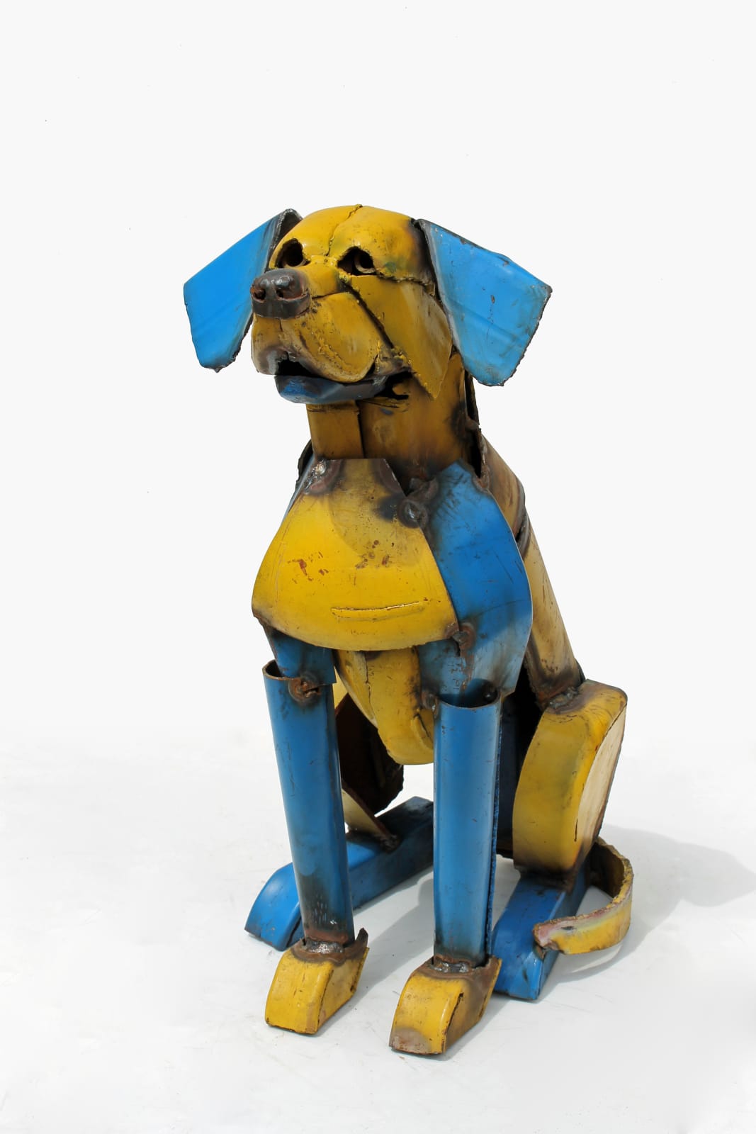 Iain Nutting, Yellow and Blue dog, 2017