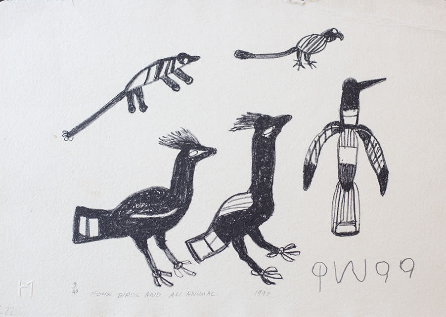Qwaa, Four Birds & an Animal, 1992