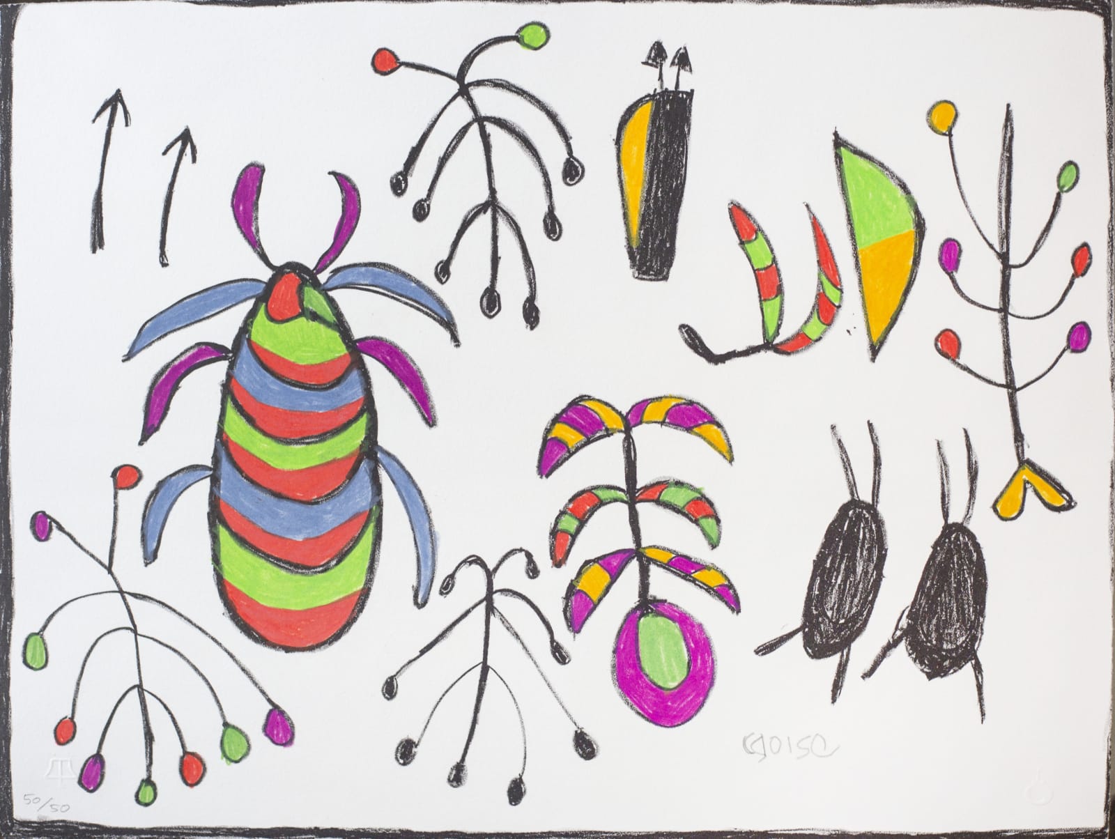 Cgoise, Locust with Bushmen Potato, 1999