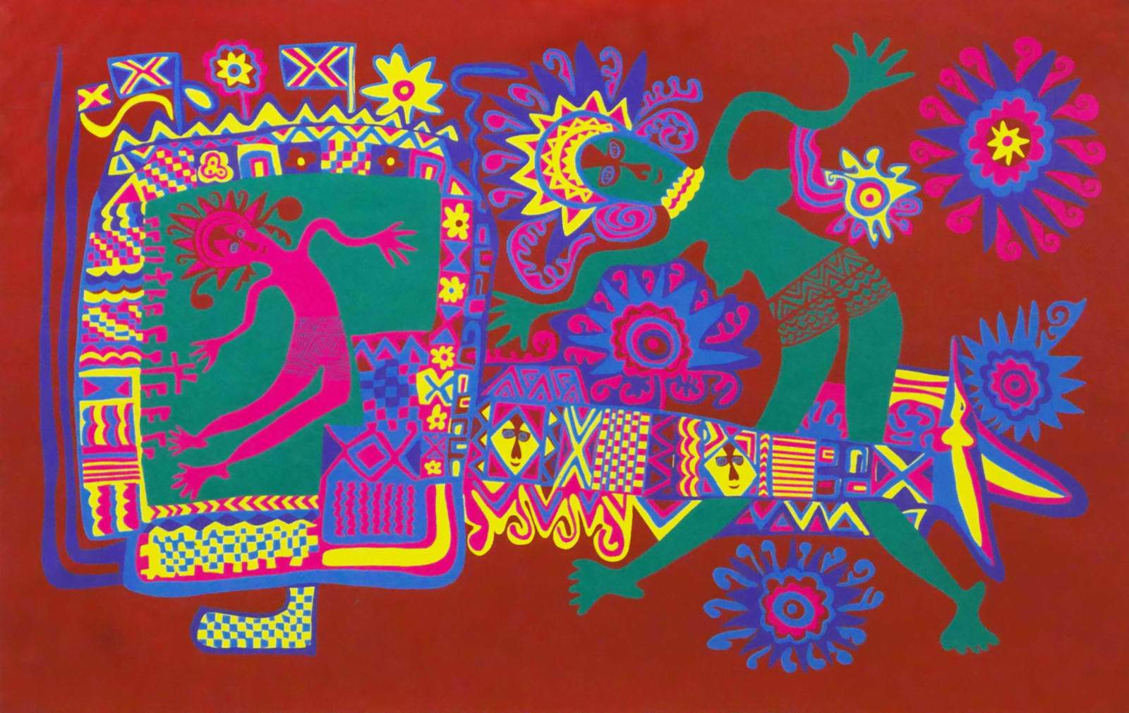 Mathias Kauage, Independence Celebration ll, 1975