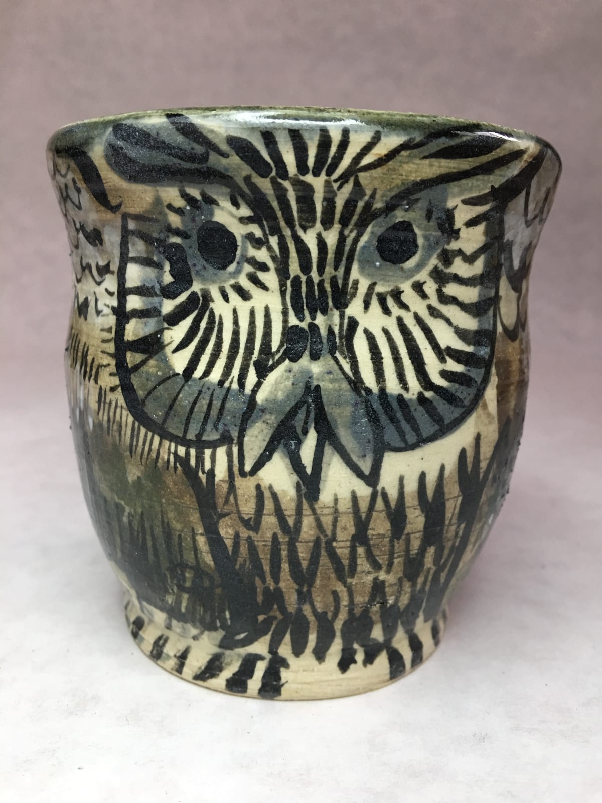 Clay cup by ceramicist Aaron Murray available at the Rebecca Hossack Art Gallery.