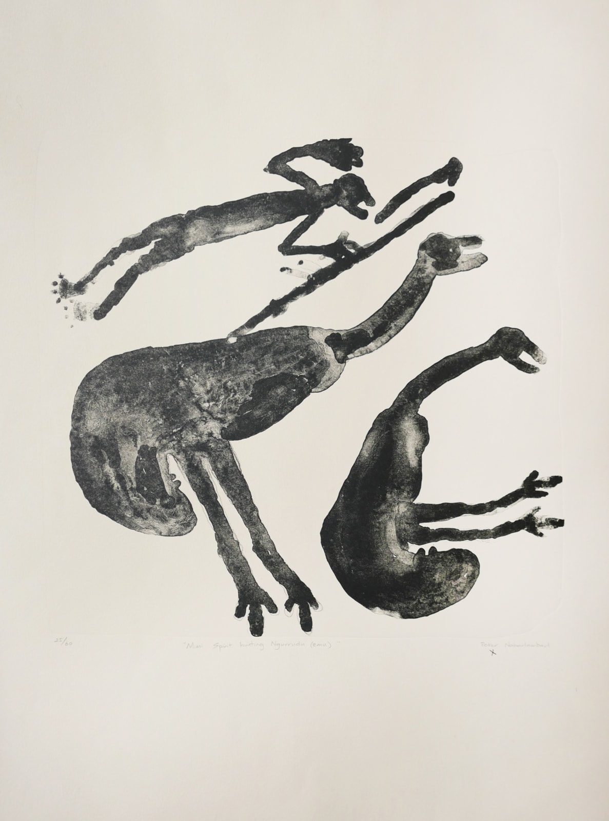 Peter Nabarlambarl is an Indigenous Aboriginal artist from West Arnhem Land in the Northern Territory of Australia whose rock art paintings are highly regarded globally, currently being exhibited amongst contemporaries at the EXPO Chicago art fair by the Rebecca Hossack Gallery in London.