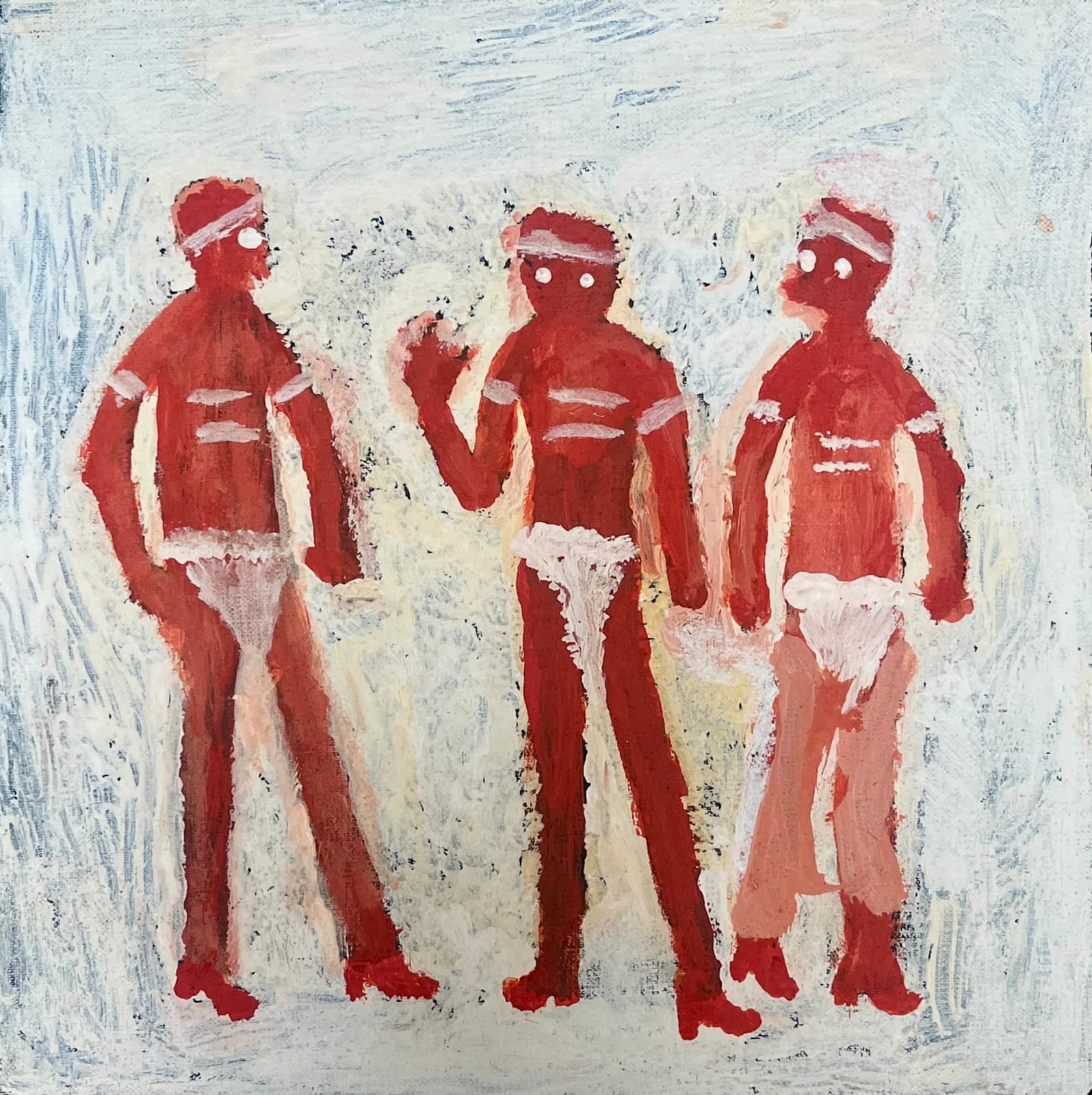 Rebecca Hossack Gallery in London presents works by Australian Aboriginal Utopia artist Motorbike Paddy, drawing on the legacy of Emily Kam Kngwarray and the Utopia region