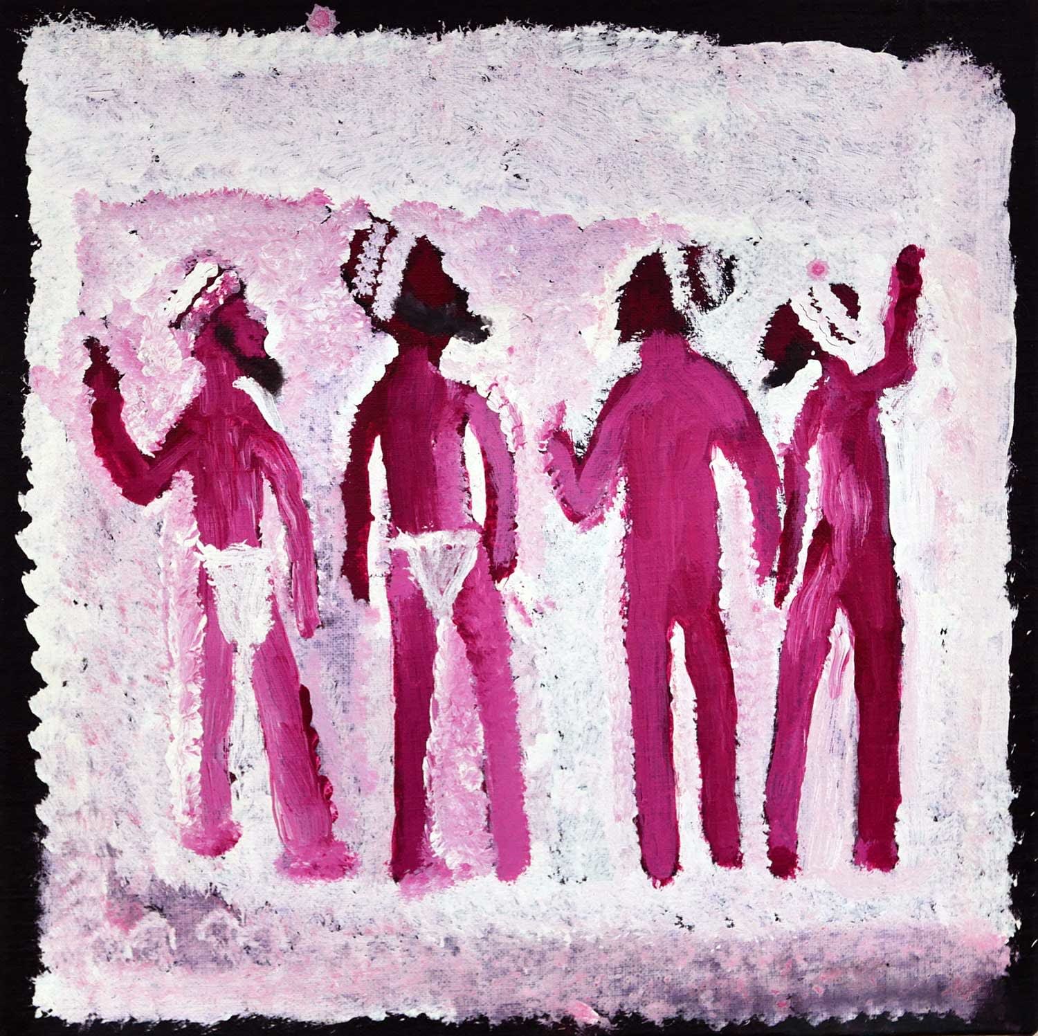 Rebecca Hossack Gallery in London presents works by Australian Aboriginal Utopia artist Motorbike Paddy, drawing on the legacy of Emily Kam Kngwarray and the Utopia region