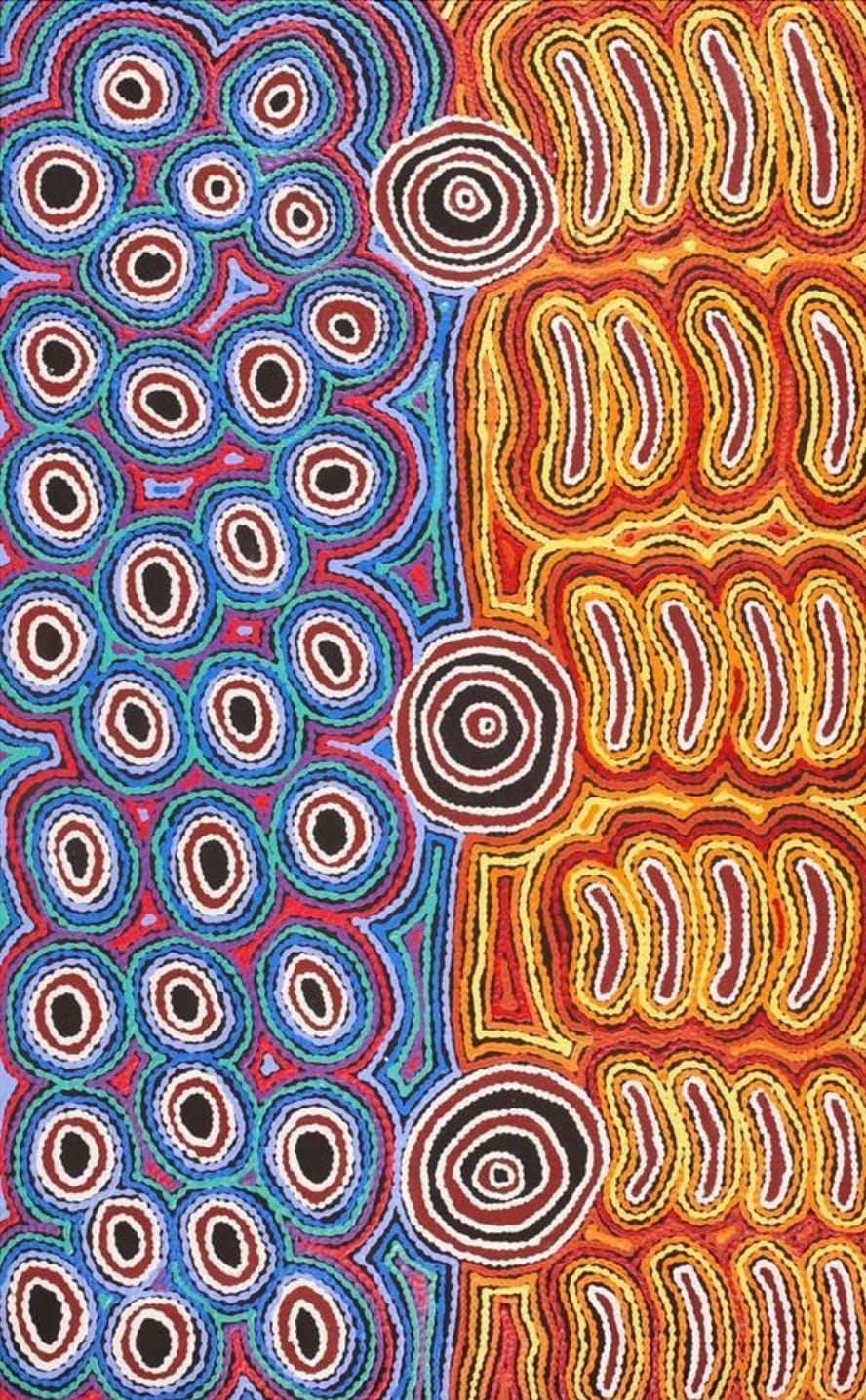 Antonia Napangardi Michaels, Lappi Lappi Jukurrpa (Lappi Lappi Dreaming), 2022