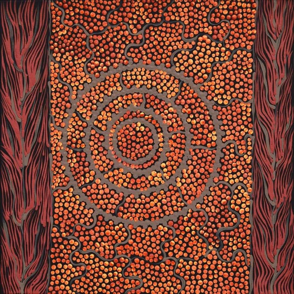 Mary Napangardi Butcher, Pikilyi Jukurrpa (Vaughan Springs Dreaming), 2016