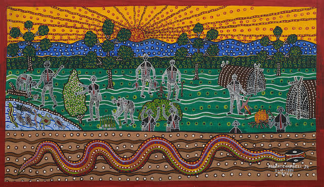 Robert Campbell Jnr, Campsite, 1990