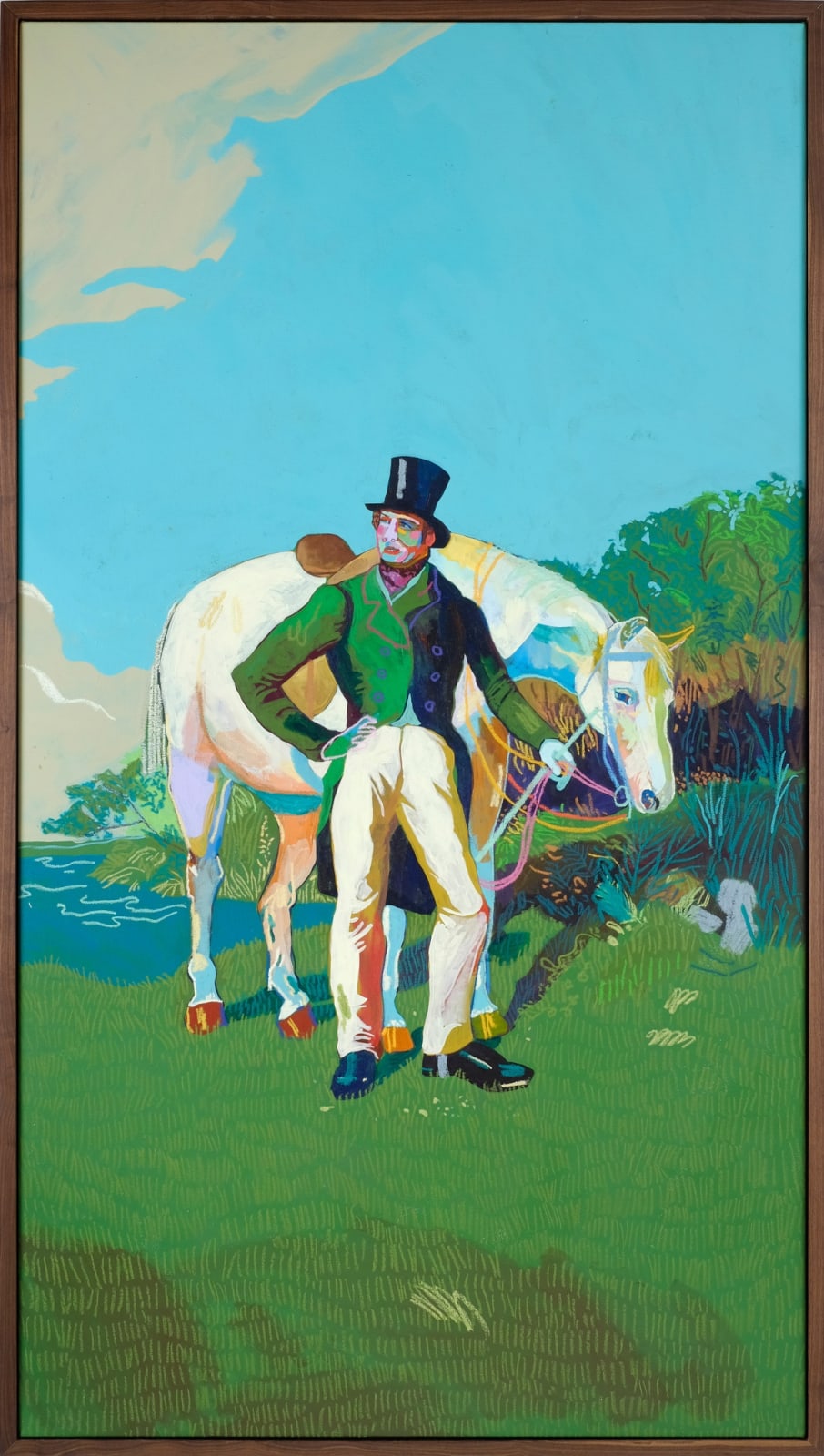 Andy Dixon, Gentleman With Horse, 2014