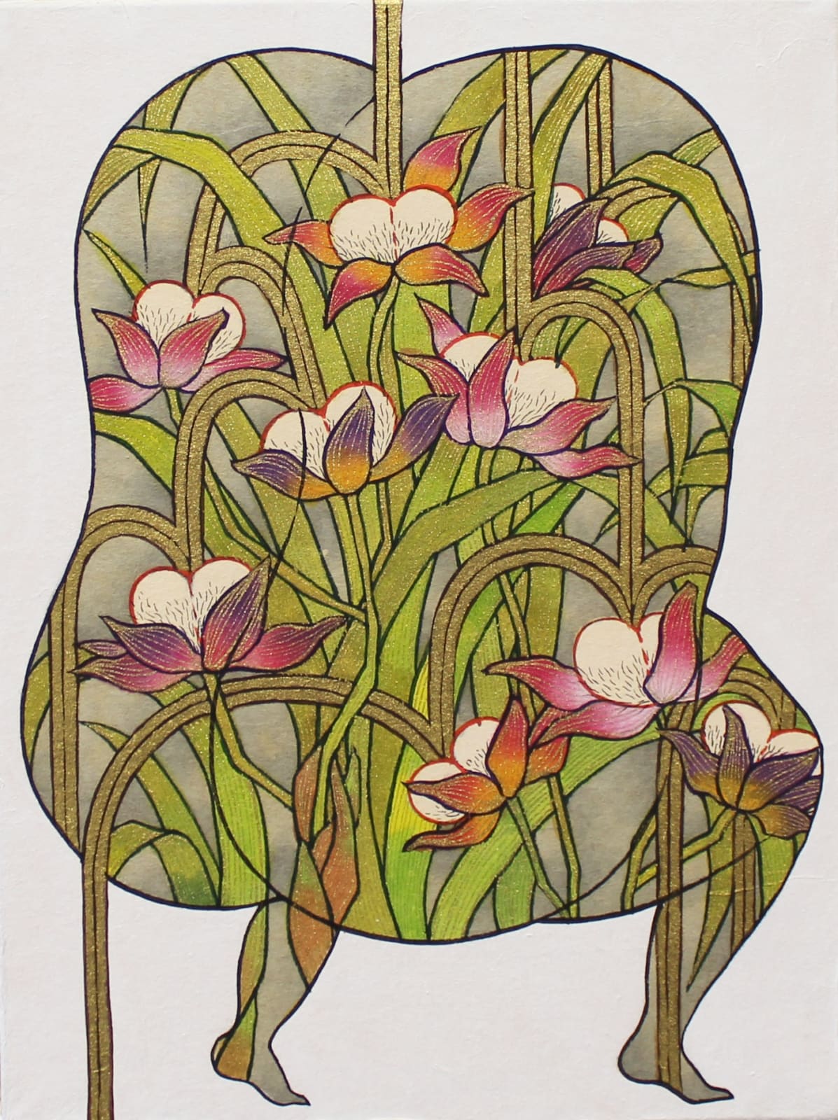 Song-Nyeo Lyoo, Vase IV, 2014