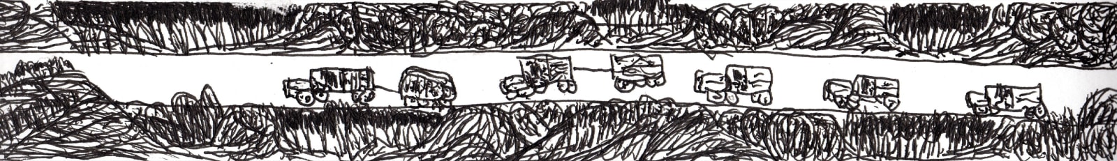 Adrian Jangala Robertson, Troopie Convoy, Yalpirakinu, 2024