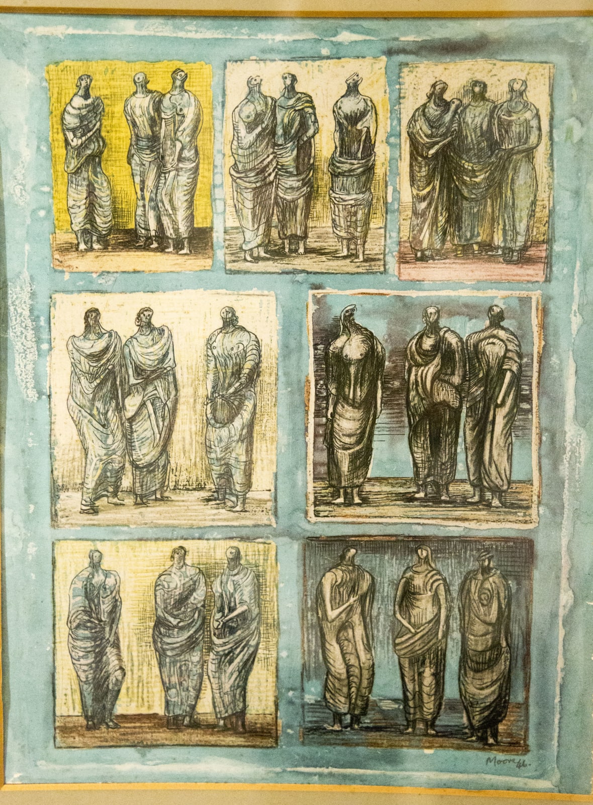 Henry Moore, Figures, 1946