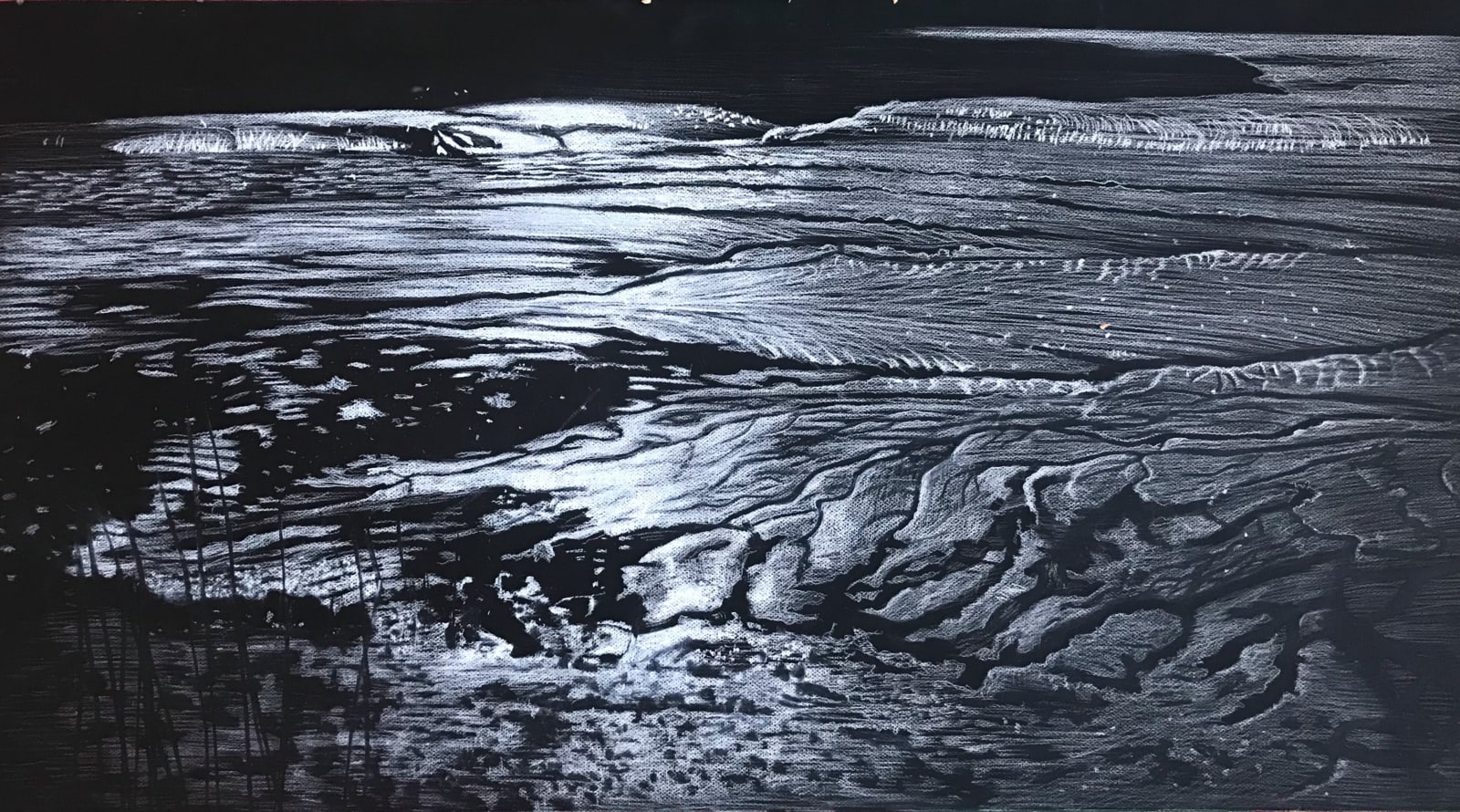 Sheila Clarkson, Low Tide Poet's Walk II, 2018