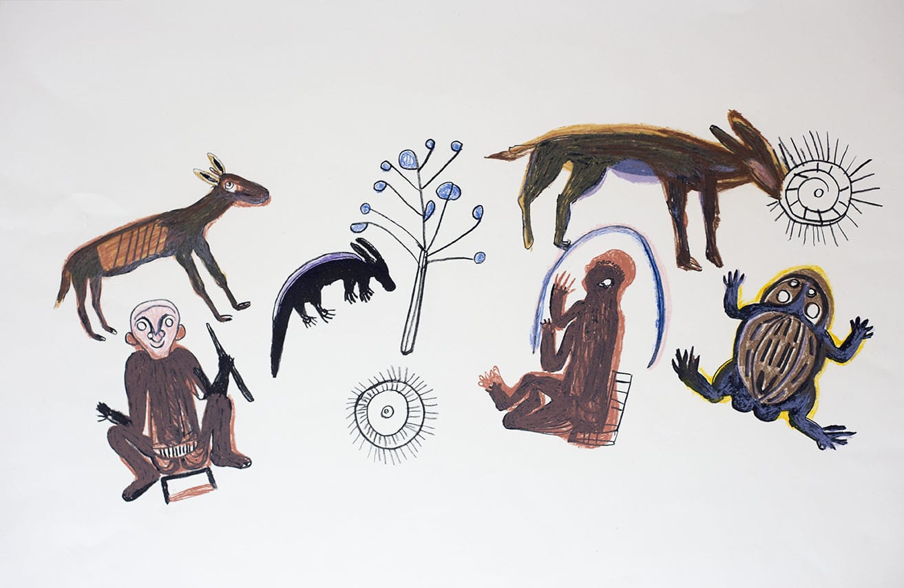 Qwaa, Qua Qua with Her Needle, 1996