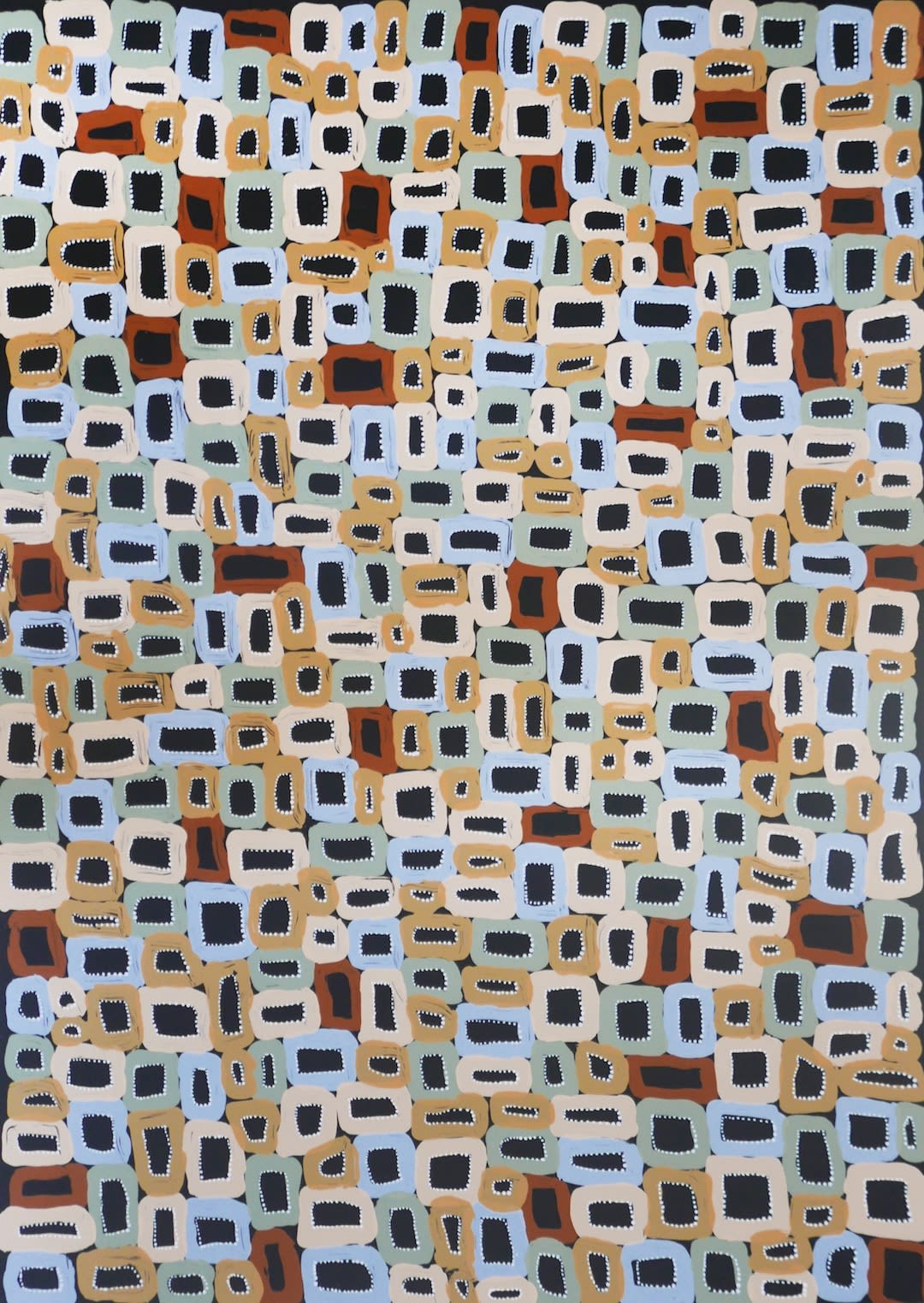 Abie Loy Kemarre, screenprint, Utopia, Aboriginal artwork and artist.