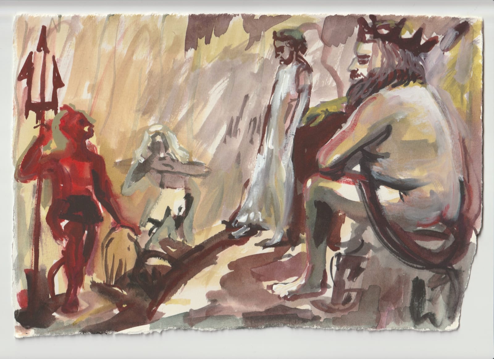 Alice Macdonald, Minos Judges the Dead, 2024