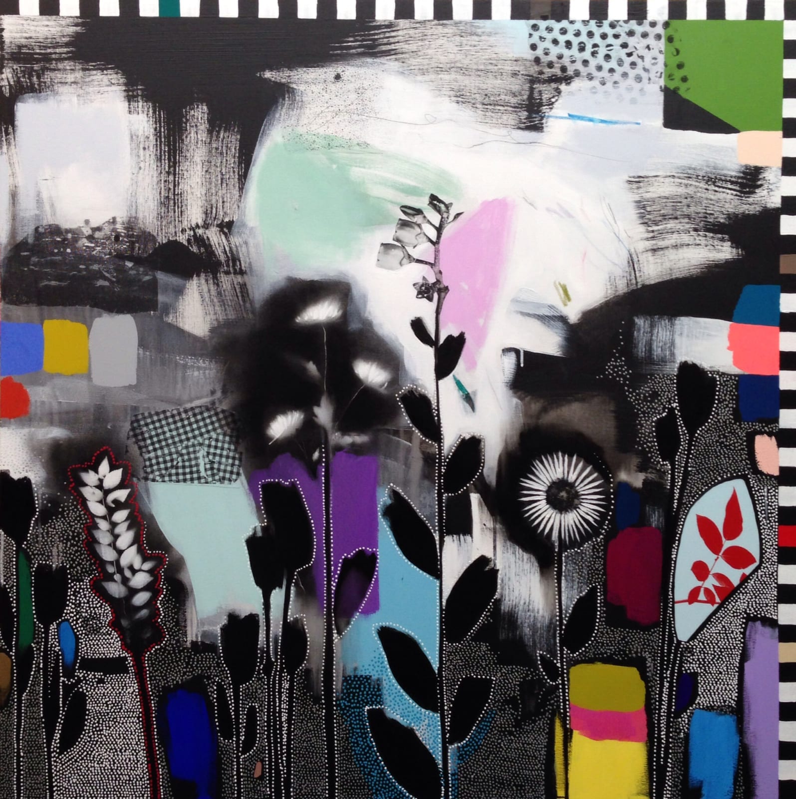 Emily Filler, Dreamscape (wildflowers) I, 2016