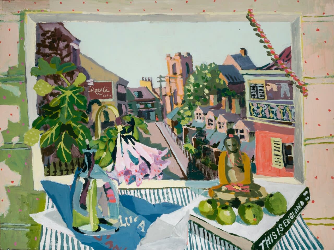 Zoe Young, Study of Colquhoun's Paddington beside Belladonna Figs with an English Buddha, 2017