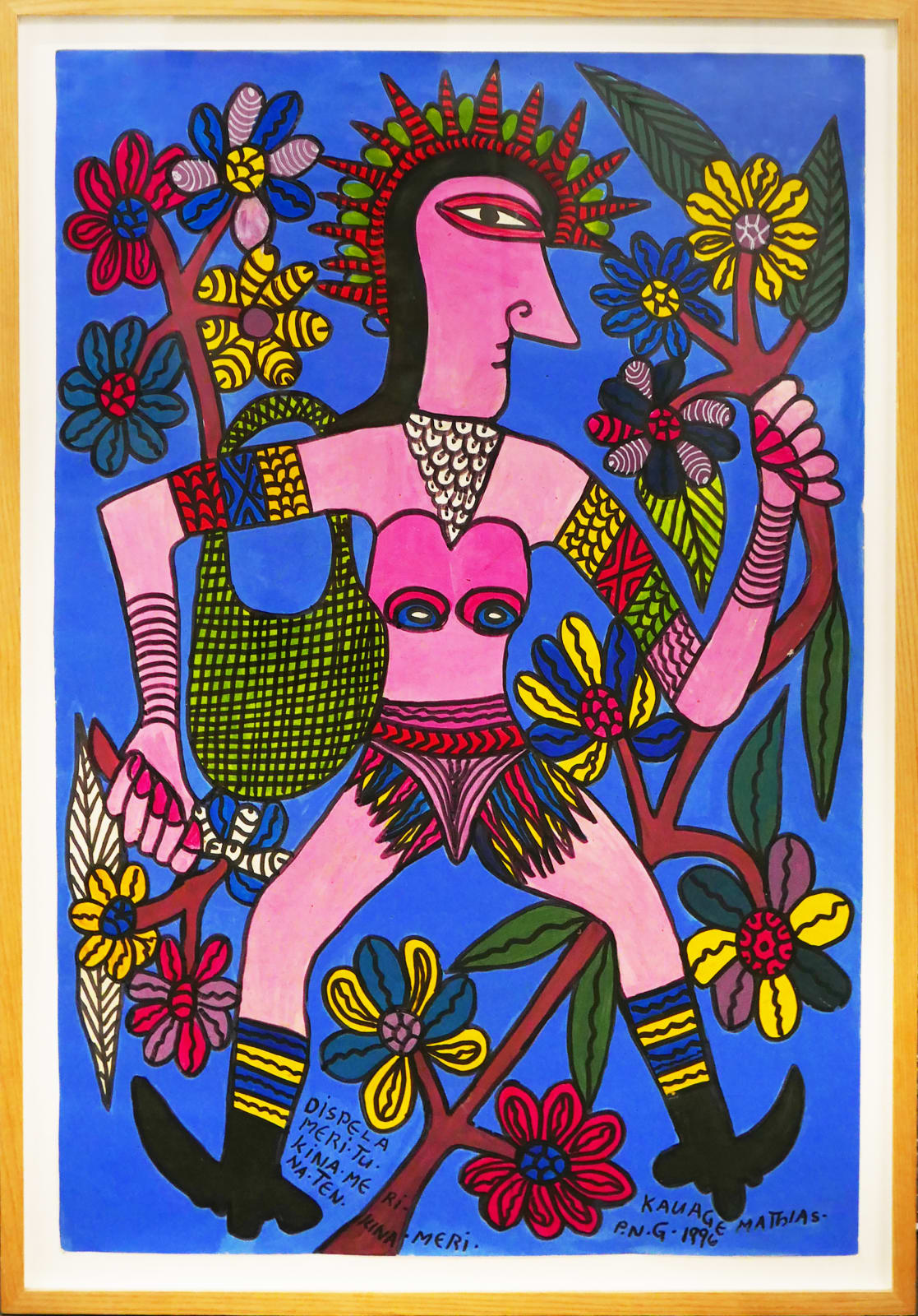 Mathias Kauage, Married Woman, 1996