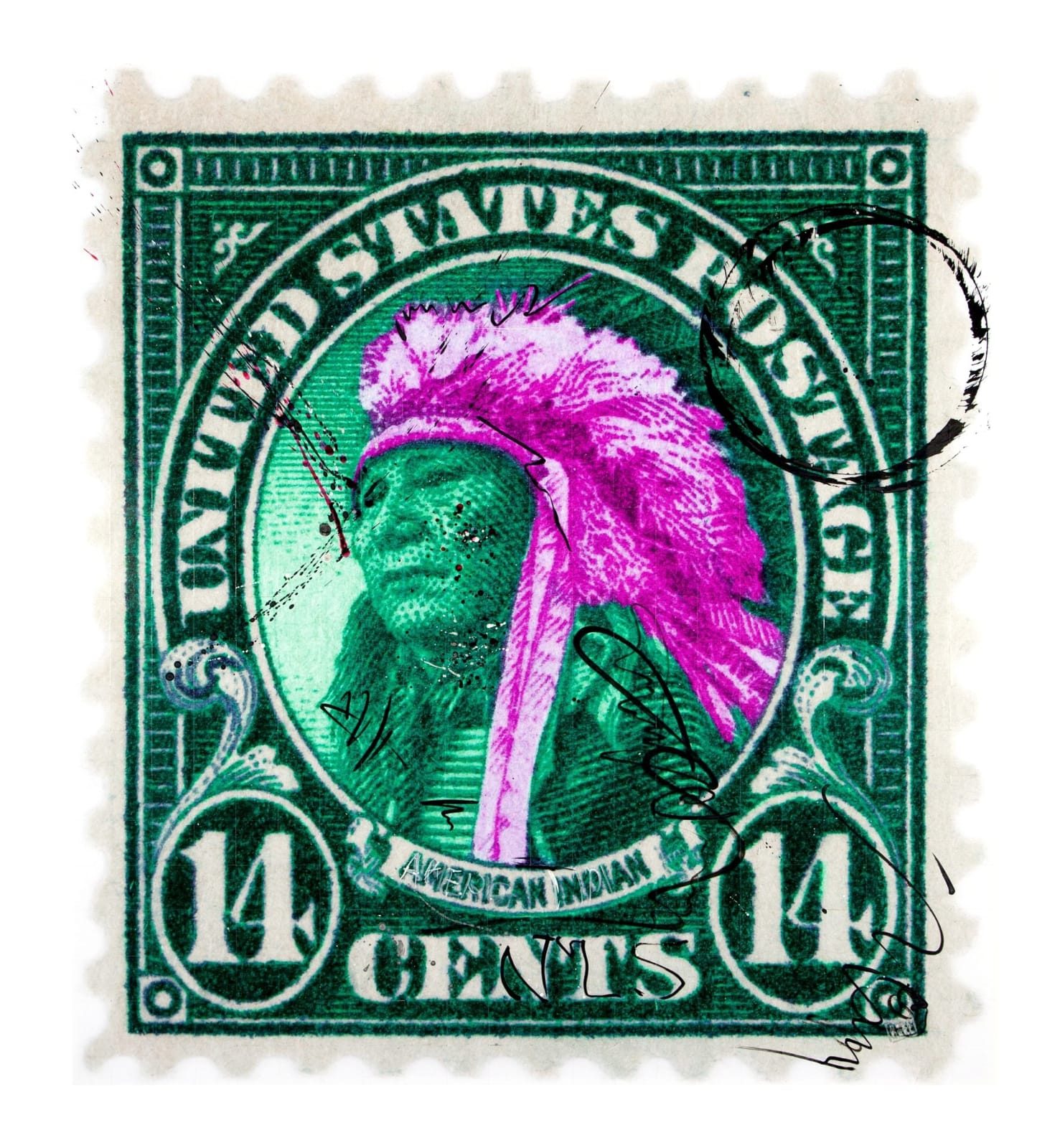 Piers Bourke, A Boy Named Sioux (Green), 2013