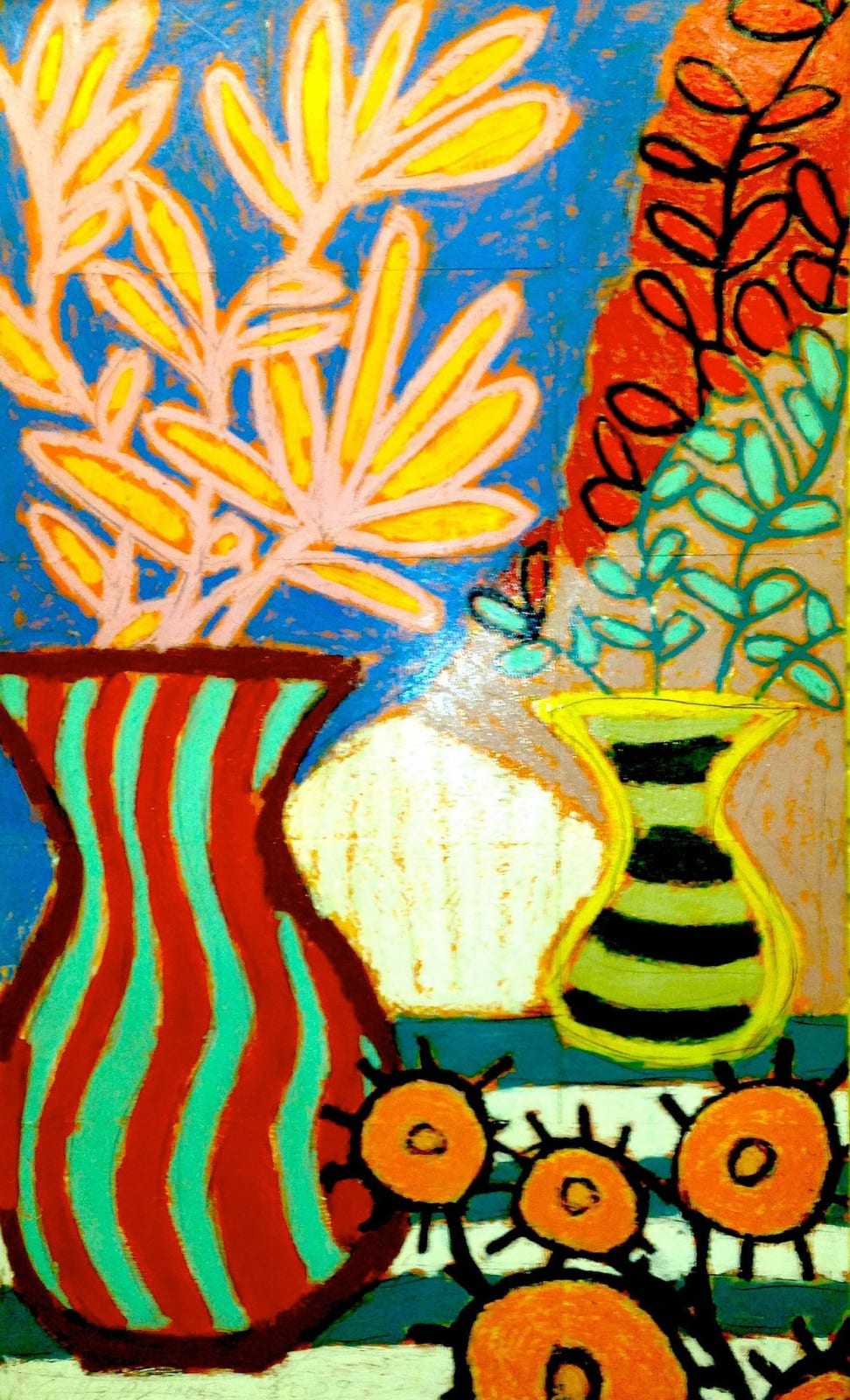 Gordon Hopkins, Potted Plants on the Outdoor Terrace, 2009