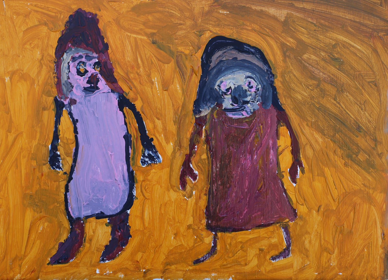 Adrian Jangala Robertson, Family in Yalpirakinu, 2024