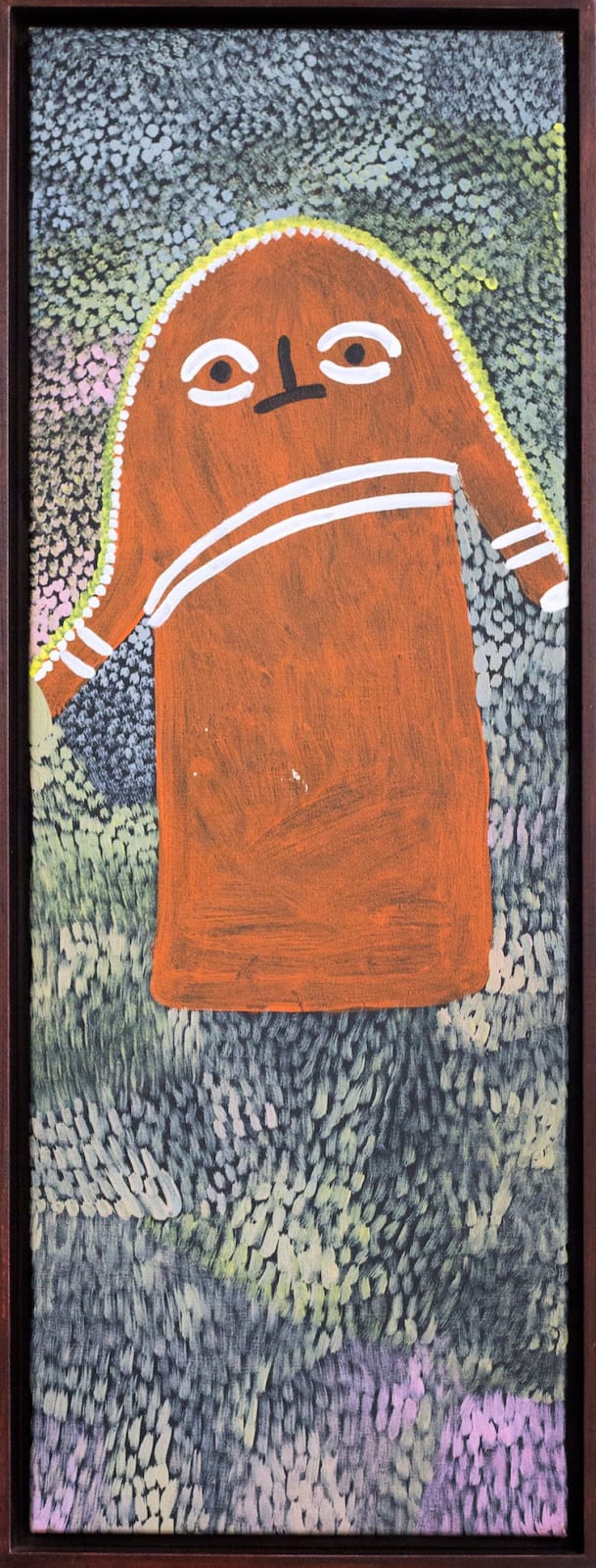 Angelina Ngal Pwerle, synthetic polymer paint on canvas, Utopia, Aboriginal artist and artwork