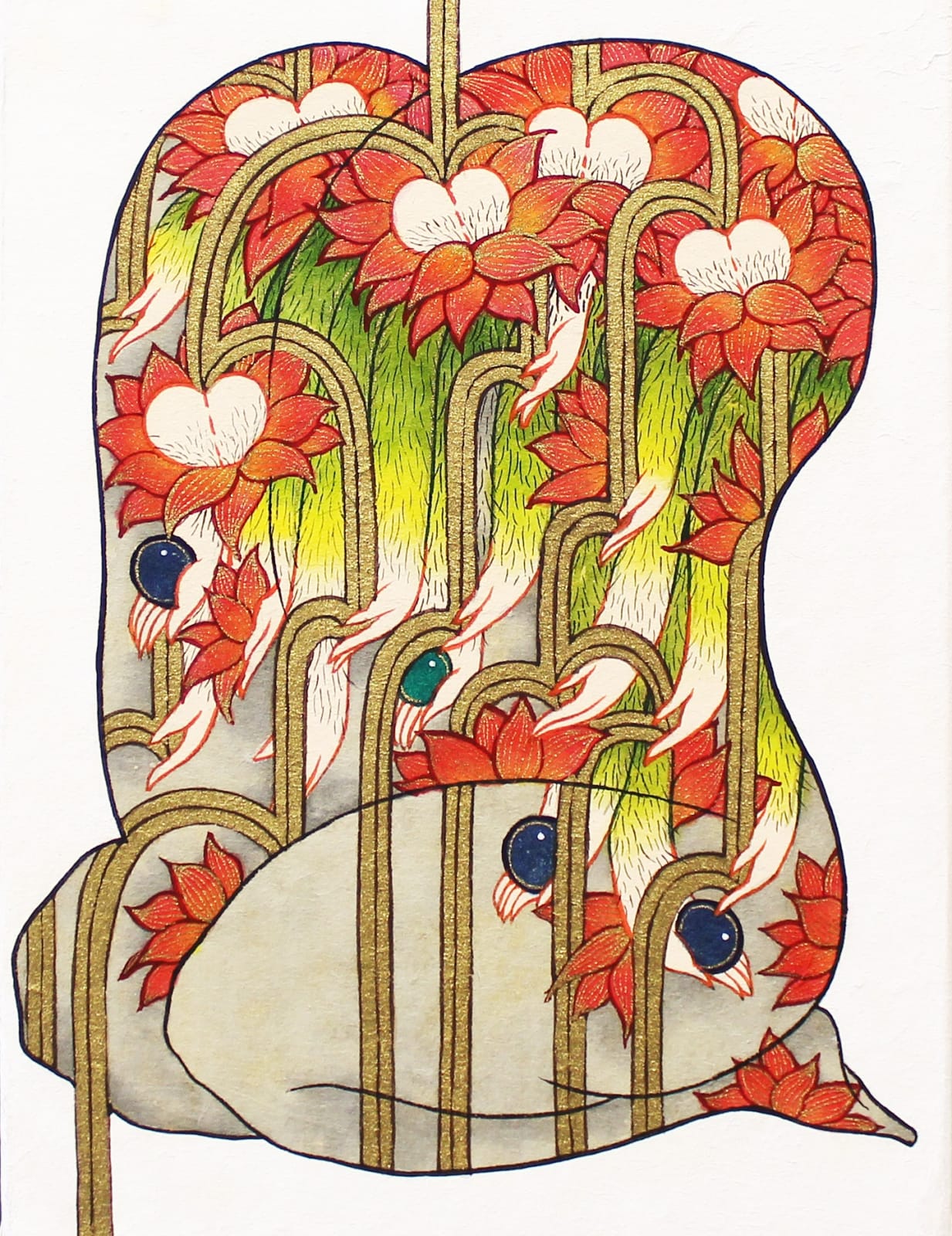 Song-Nyeo Lyoo, Vase VI, 2014