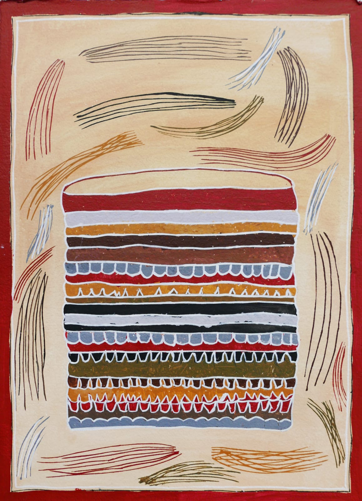 Mavis Warrngilna Ganambarr, My Creative Work 1, 2009