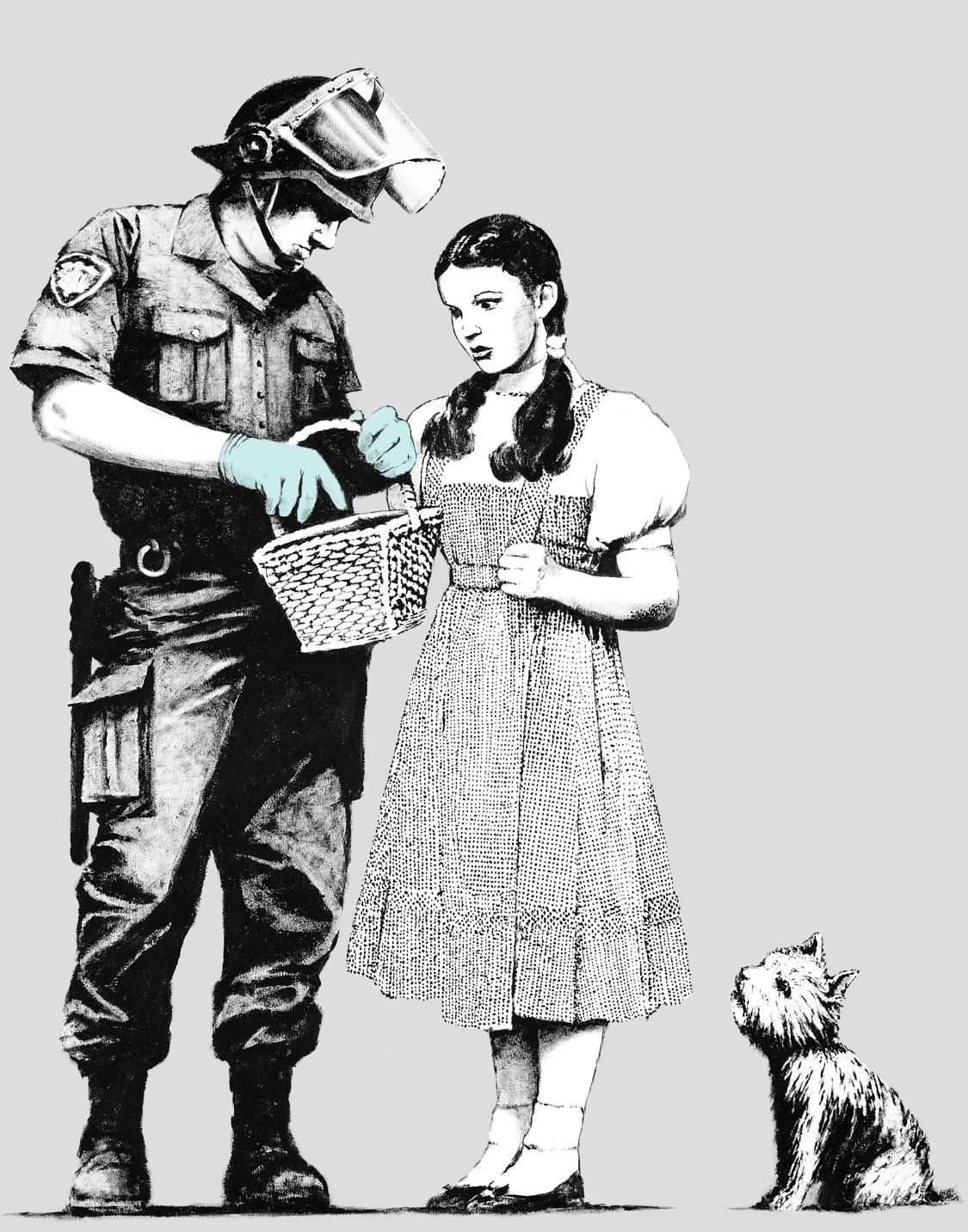 Banksy, Stop and Search, 2007