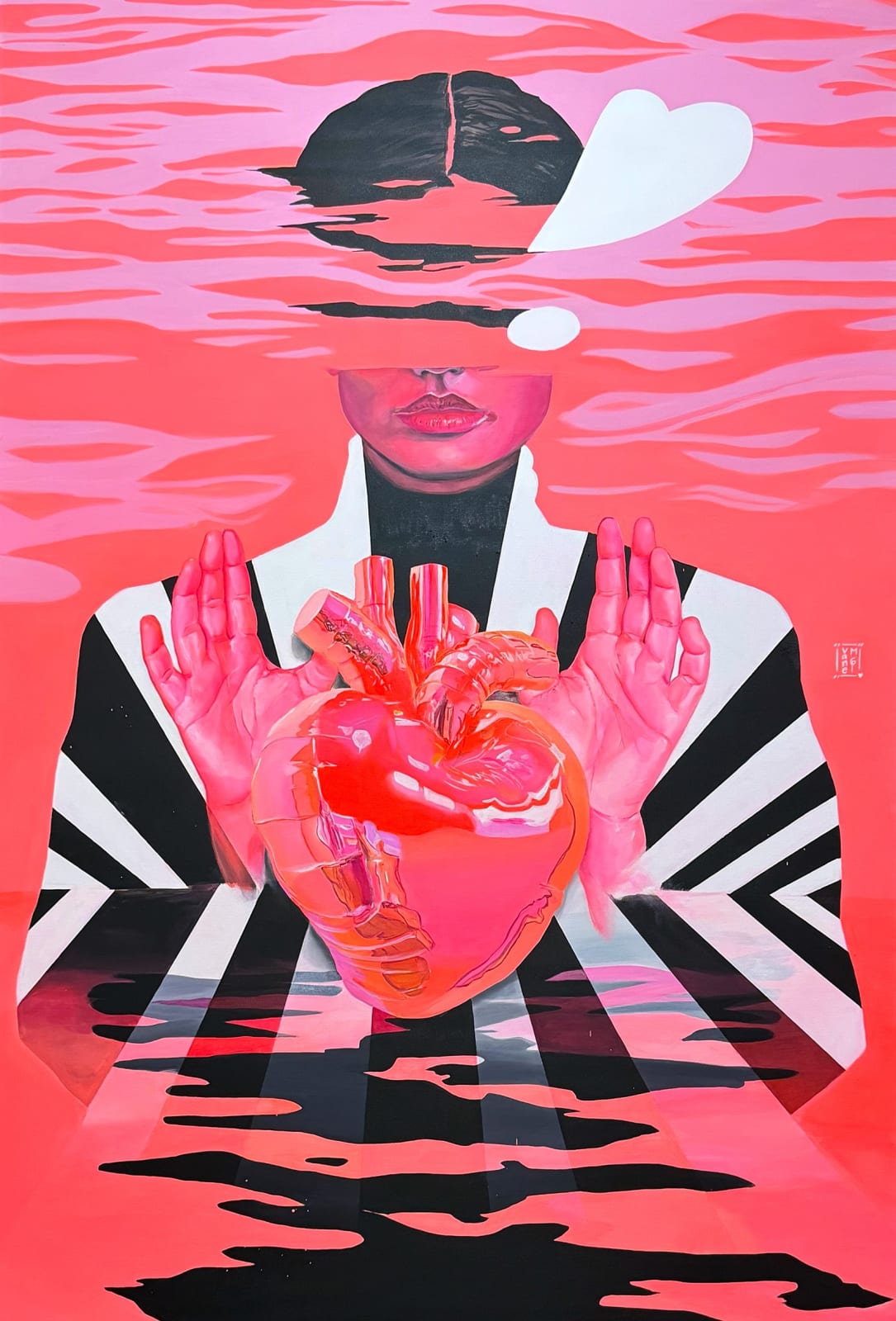 Vane MG, From Heaven to a Pink Heart Eye Ocean, 2025