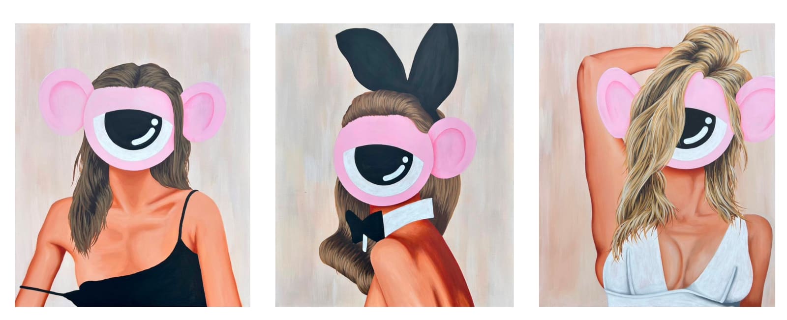 Freddie Peacock, Kate Moss (Triptych), 2023