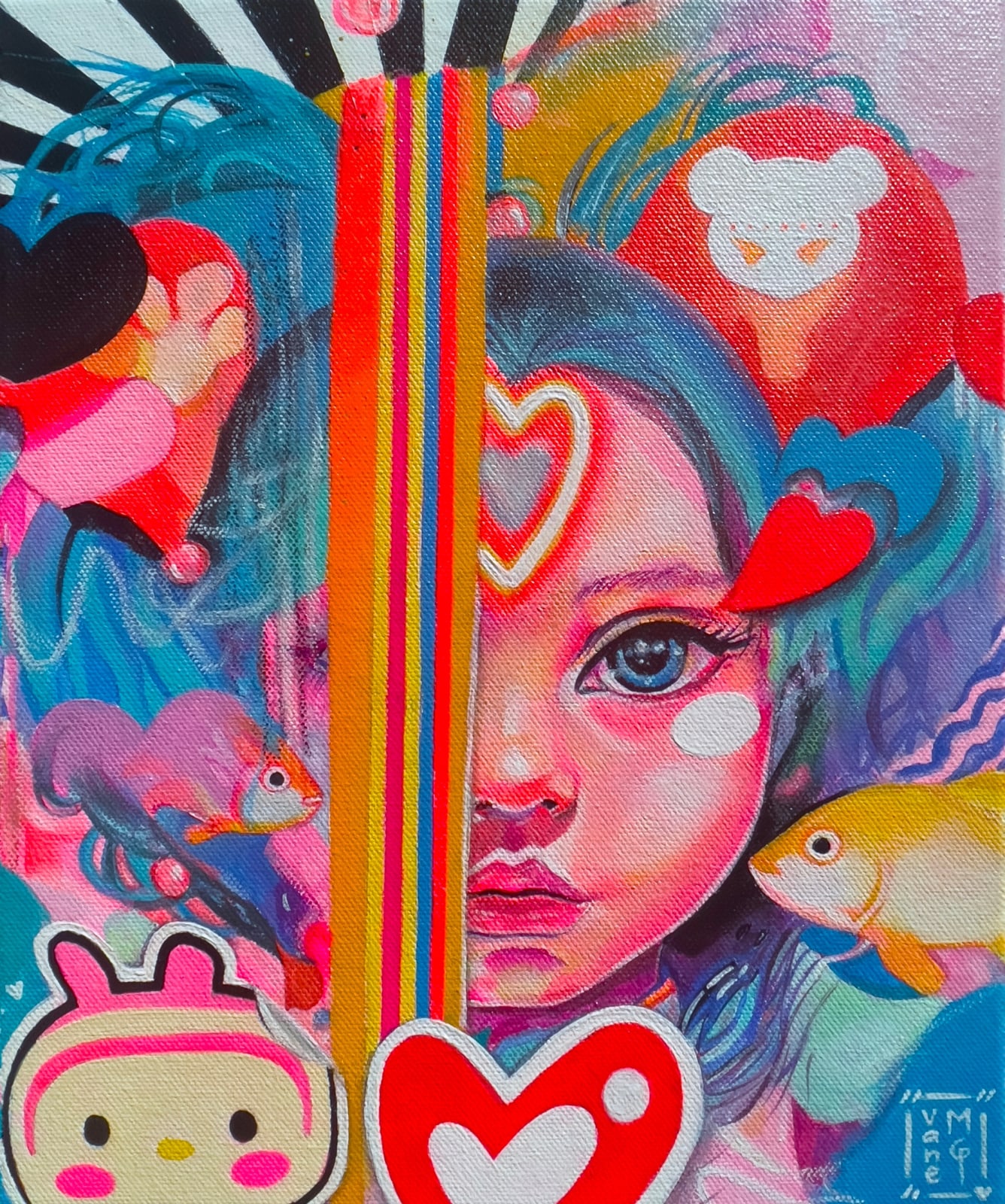 Vane MG, Floating Rainbow Eye, 2024