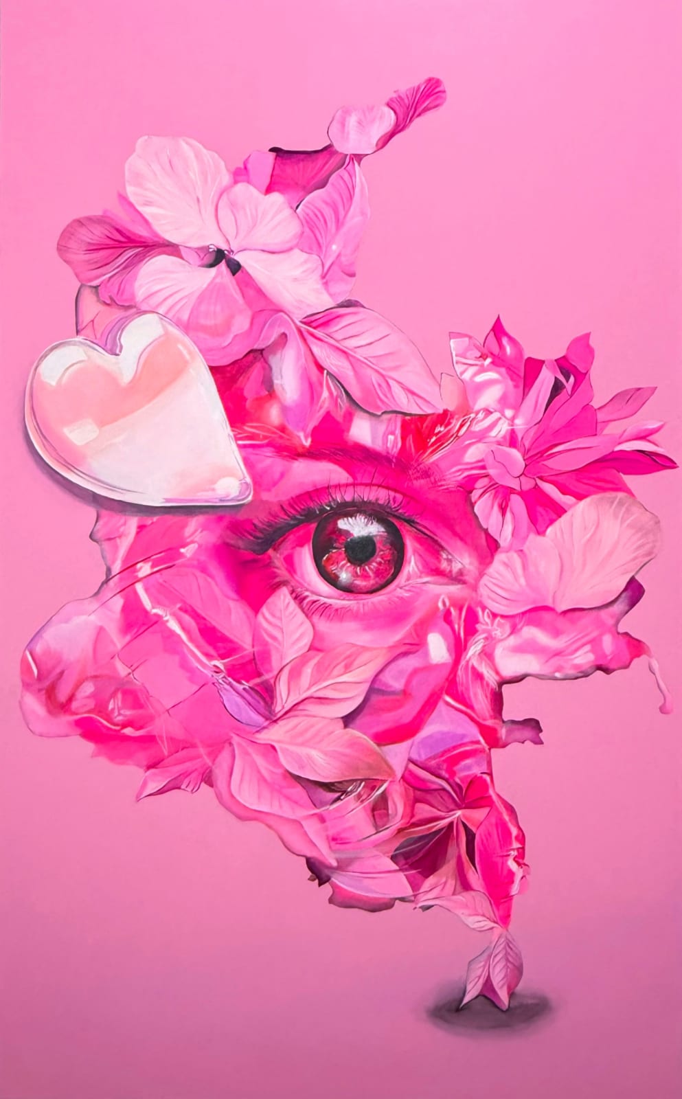 Vane MG, Heart Eye Creatura Form. Colombia in Pink, 2025