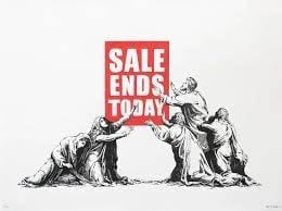 Banksy, Sale Ends , 2017