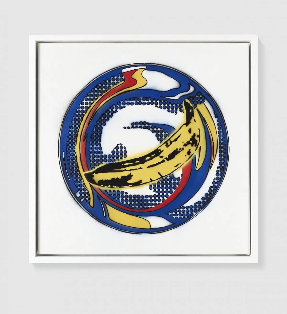 Symble, SPIRAL PLATE X BANANAS (BLUE X RED X YELLOW) , 2021