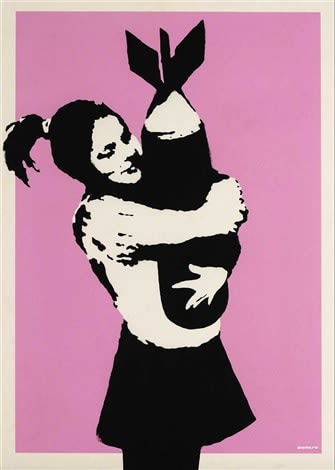 Banksy, Bomb Hugger (Unsigned)