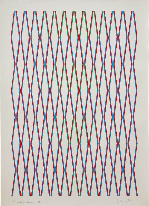 Bridget Riley, Splice, 1975