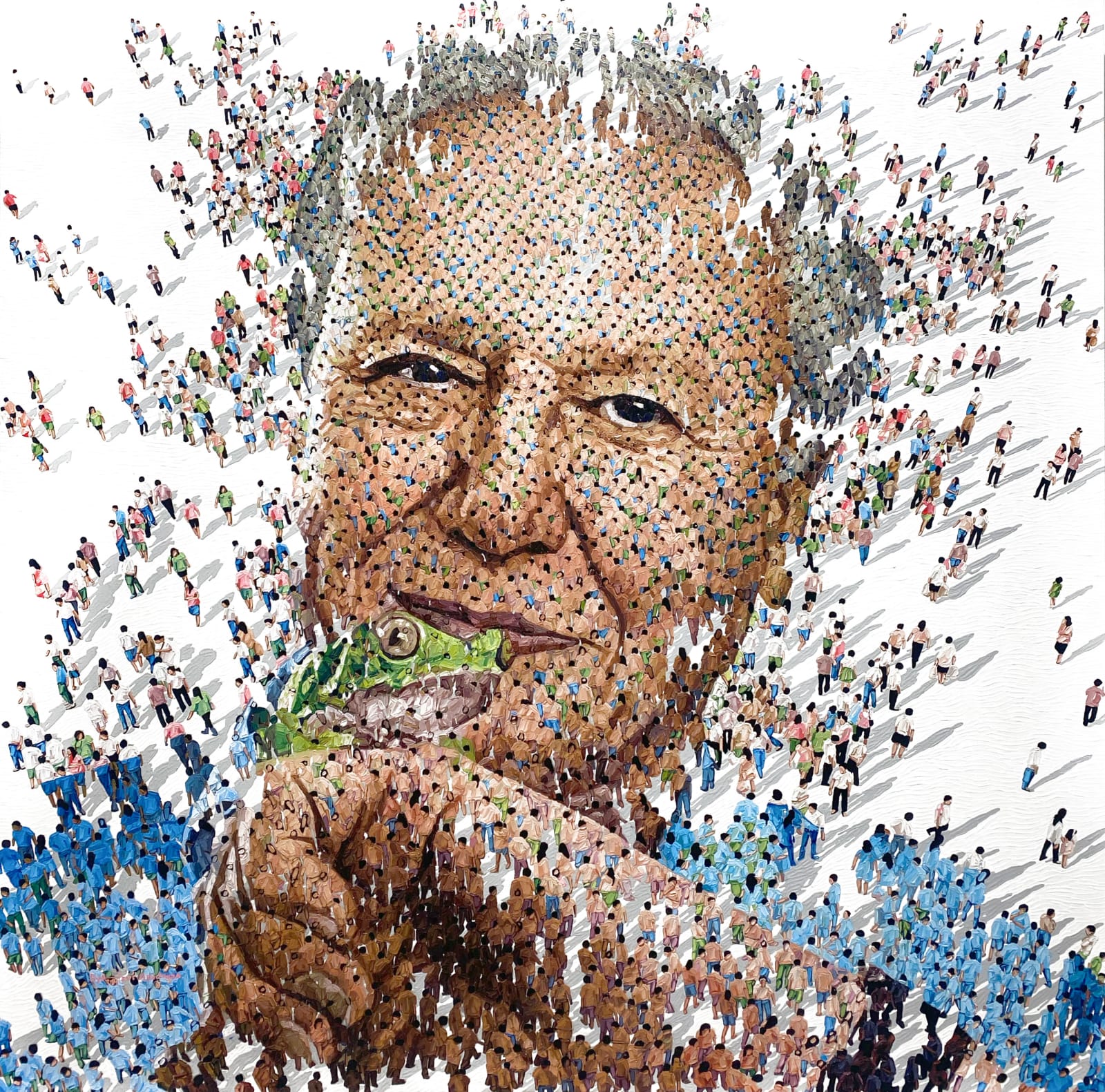 Syaiful Rachman, Sir David Attenborough (With Frog), 2024