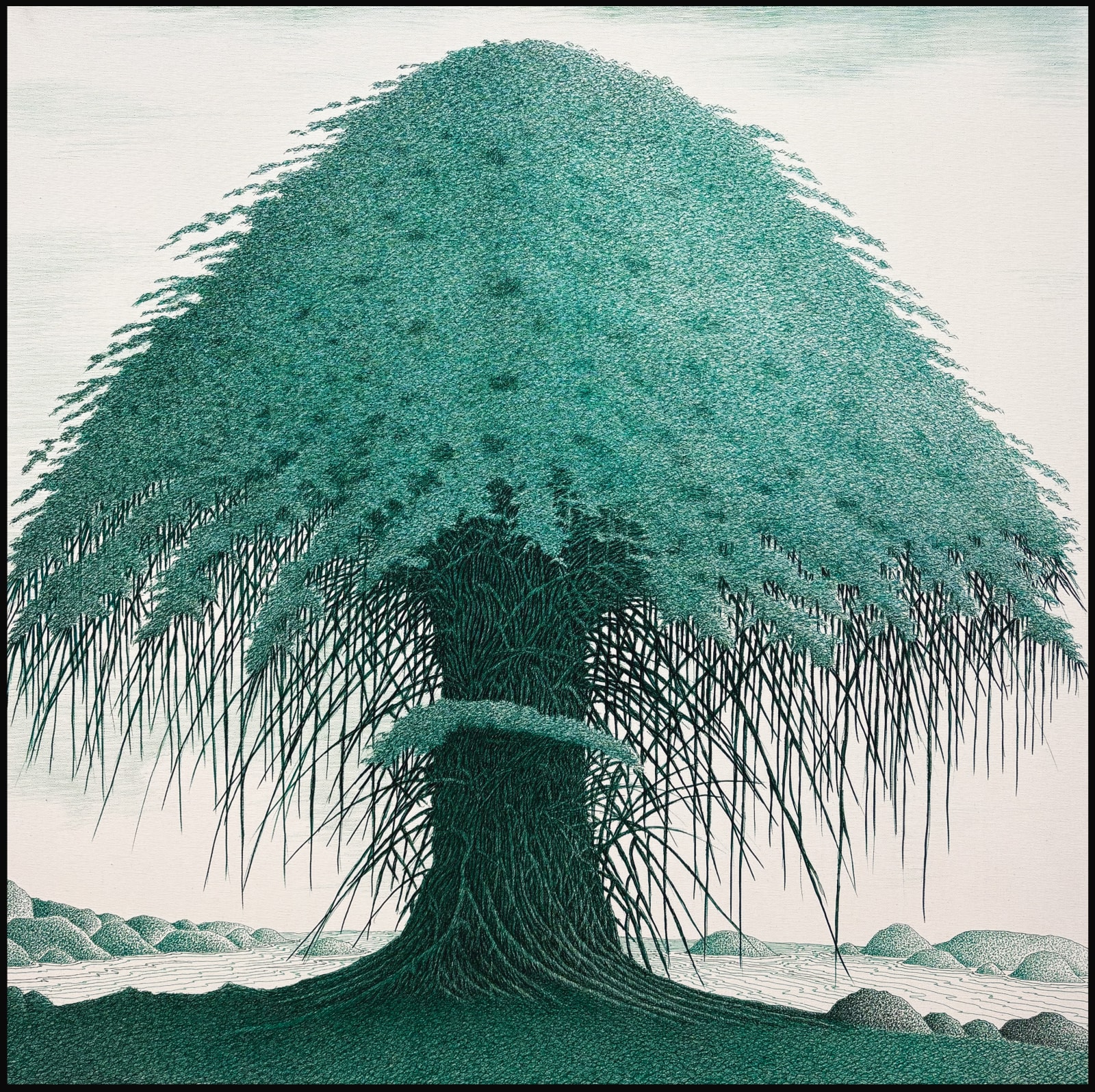 Malik, Green Banyan Tree, 2025