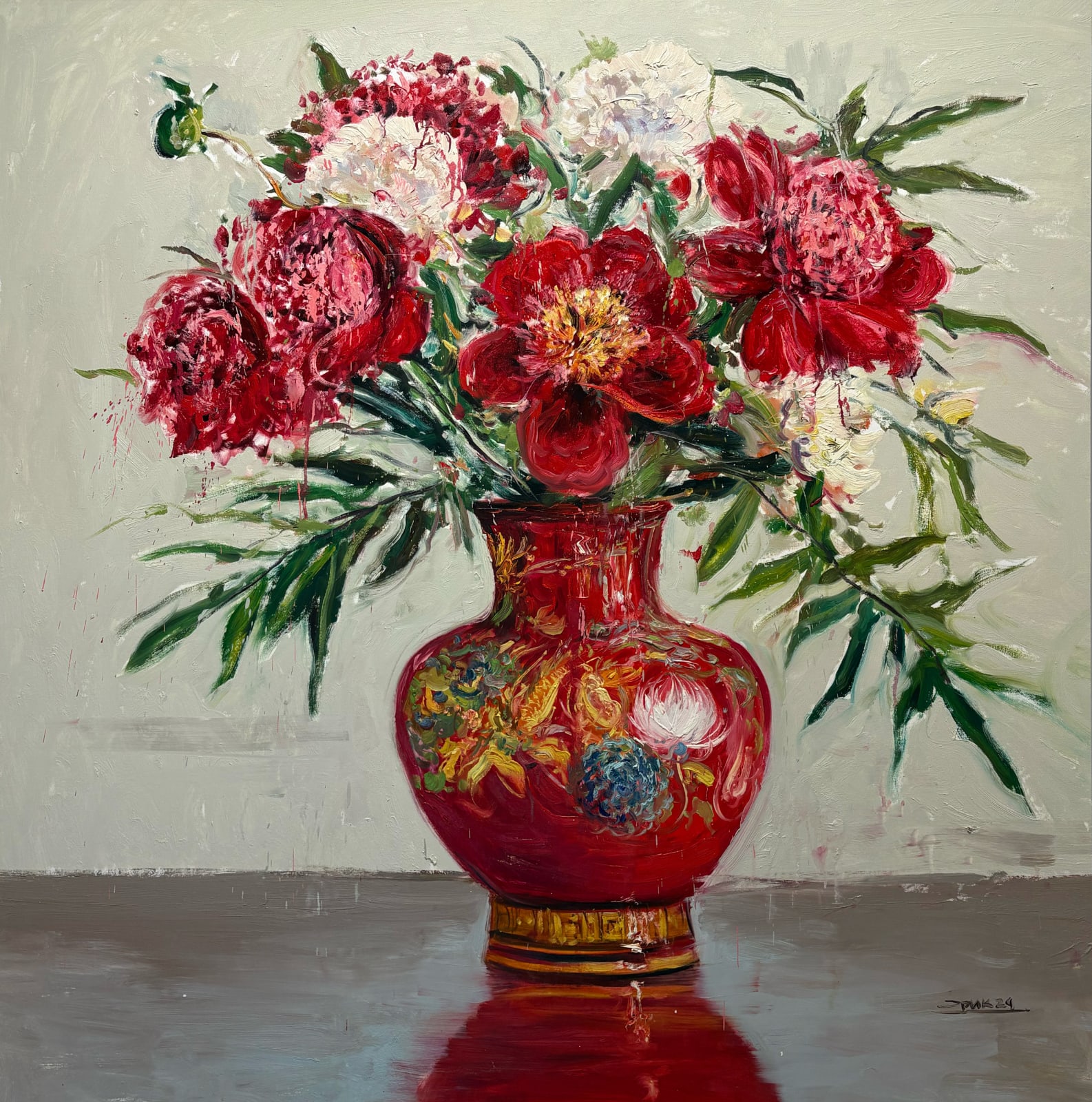 Eric Alfaro, Peonies, 2024