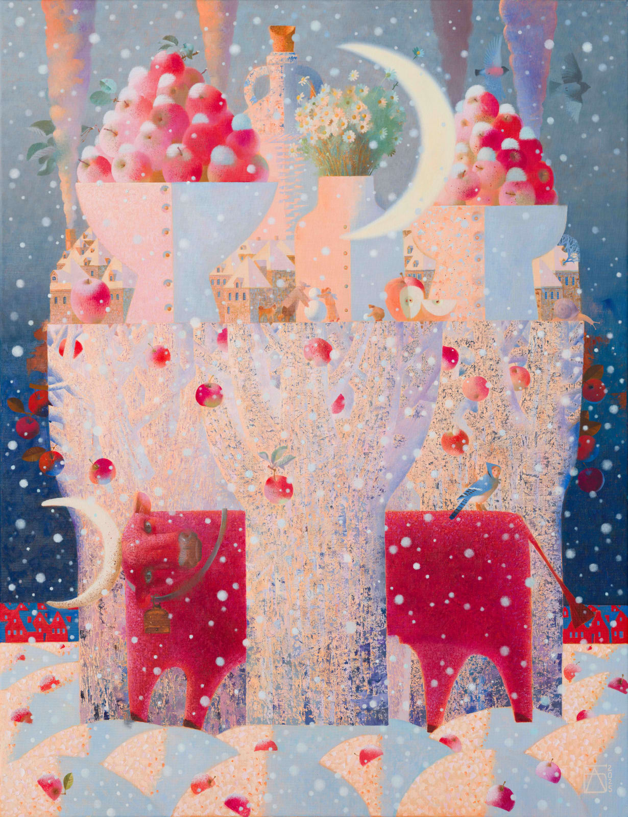 Anna Berezovskaya, Still Life with a Snail, 2025